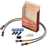 Build Align (Build A Line) Front Brake Hose Aluminum (Blue/Red) Fitting Clear Horse Direct CB400SF [NC31] (97-98) 20513250