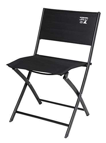 CAPTAIN STAG UC-1686 Outdoor Chair, Arch Line Chair, CS Black Label