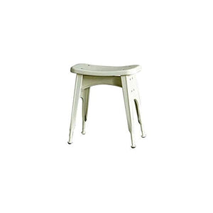 Dulton Kitchen Stool Ivory 112-281IV 17.1 Inches (43.5 cm)