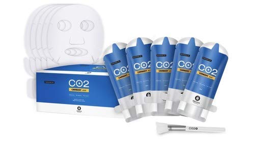 CARBOXY Carboxy Carbonated Pack of 5 Co2 Powder Face Mask No Box