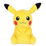 SAN-EI PZ60 Pokmon Plush Merchandise Series Potehagu Cushion Plush Toy, Pikachu