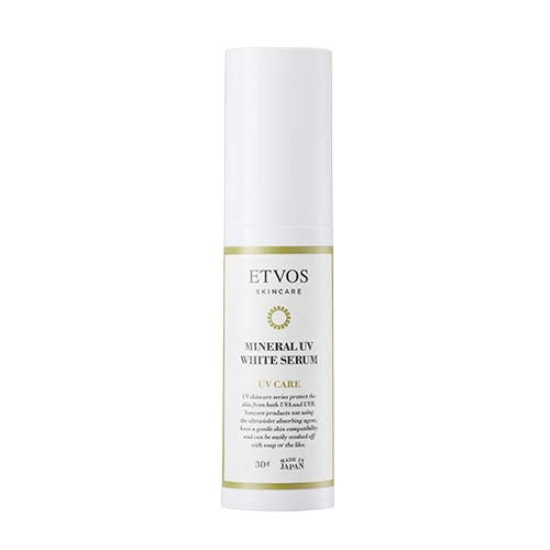 ETVOS Quasi-drug Mineral UV White Serum [Makeup Base Sunscreen Essence] Morning Whitening Essence SPF35/PA+++ 30g Tranexamic Acid Human Ceramide