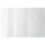 Arie Voile Lace Curtain Flocking Kodachi, Set of 2, 39.4 x 78.0 inches (100 x 198 cm), White