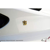 Grazio & Co. 22 Crown DOP C Pillar Crown Emblem Gold Chrome 2 pieces set glc