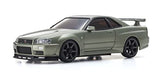 Kyosho Minute AWD Nissan Skyline GT-R R34 V.specII Nulu Millennium Jade Electric Radio Control 32624MJ