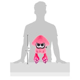 Splatoon 2 All Star Collection Large Squid Neon Pink Plush Toy, Height 16.9 inches (43 cm)