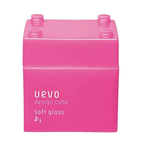 uevo design cube soft gloss 80g hair wax clear 80g