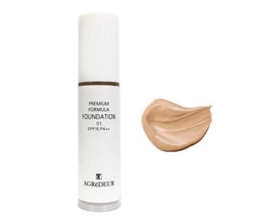 AGReDEUR Premium Formula Foundation Ocher 01 (brighter skin color) 32g SPF15 PA++