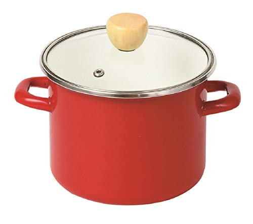 Pearl Metal Cookpot Hollow Deep 14cm Red Classo HB-5069