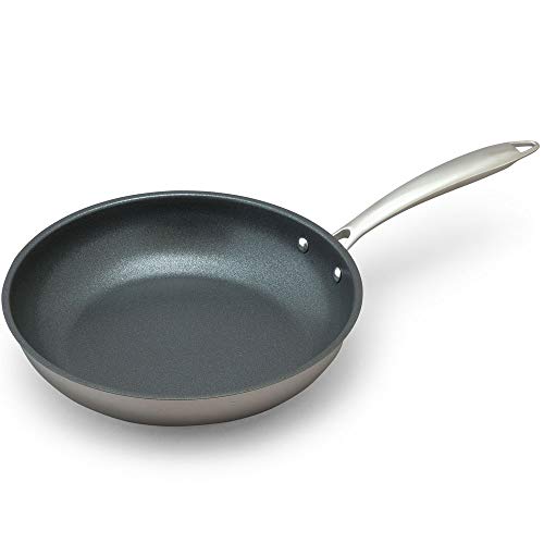 Iris Ohyama Frying Pan Silver 26cm IH Compatible SP-F26