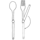 Snow Peak Titanium Long Folding Fork