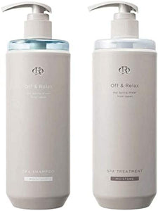 Off&Relax Shampoo/Treatment Set Scalp Care OR Hot Spring Water Amino Acid Domestic Botanical Essence (Refresh Set)