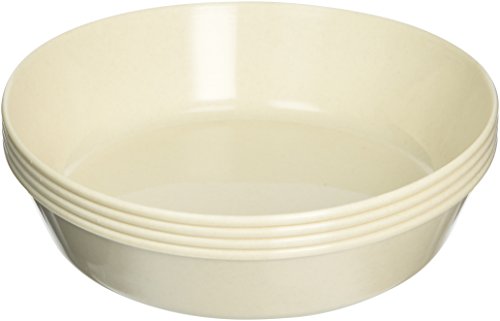 Captain Stag MP-103 Deep Dish Set for BBQ, Sun March Antibacterial Deep Plate, 7.9 inches (20 cm), Set of 4