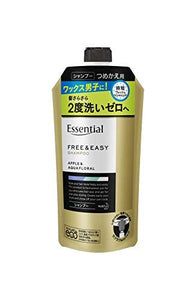 Kao Essential Free & Easy Shampoo Refill 300ml x 12 pieces