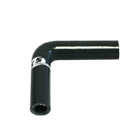 SFS E90-16BK Silicone Hose, Elbow Hose, 0.6 Inches (16 mm), Inner Diameter, 90 Black