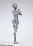 S.H. Figuarts Body-chan - Kentaro Yabuki - Wire Frame (Gray Color Ver.) Approx. 5.3 inches (135 mm), PVC ABS Action Figure