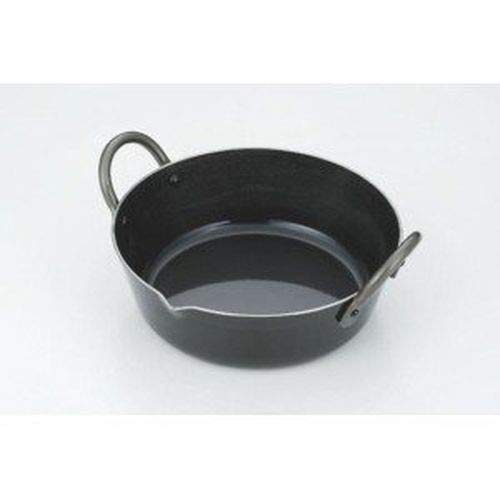 Summit Industries Iron Pan Ream, Professional Fryer Pot, 7.9 inches (20 cm)