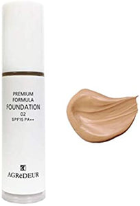 AGReDEUR Premium Formula Foundation Ocher 02 (natural skin color) 32g SPF15 PA++