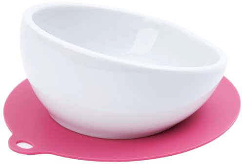 Hario Chibi Plate Food Bowl for Small Dogs, 75ml, Cherry Pink
