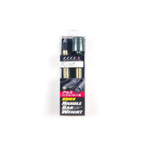 EFFEX EBB301M Handlebar Weights for Big Aluminum Handless, Compatible with Inner Diameter 0.6 Inch (14 mm), Gunmetal, Set of 2