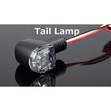KIJIMA 218-3149 LED TAIL LAMP, Nano Type, Black Body, Clear Lens
