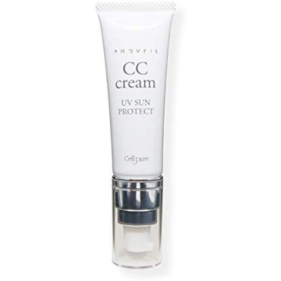 <New Formula> Cellpure Provert CC Cream Base Sunscreen Makeup Base Light 30g