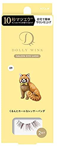 Cozy Dolly Wink Salon Eyelash NO9 Curly and Curly Red Panda