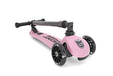 Scooter Ride Highway Kick 3 LED Rose Kids Scooter Kickboard Tricycle