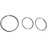 VW Volkswagen Ze beetle Aluminum Manual Air Contic Dial Ring 3PCS HALT-THEBEETLE-ALUMI