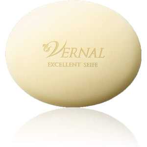 Vernal Excellent Zaif 110g Soap, Facial Cleansing Soap, Finishing Facial Cleansing, Solid Foaming Facial Cleansing, Dense Foam Cleansing, Luxury, Sensitive Skin, Pores, Dry Sebum