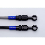 Swage LINE (Swedge Line) Front & Clutch Hose Set Front Hose: Direct Type Aluminum (Black/Black) Black Moke Horse Zephyr1100 92-06 Bawb646 [HTRC9]