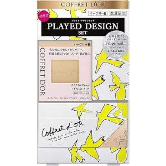 Coffret d'Or Nudie Cover Long Keep Pact UV Limited Set e Ocher-B [Manufacturer's discontinued product] Ocher B 9.5 grams