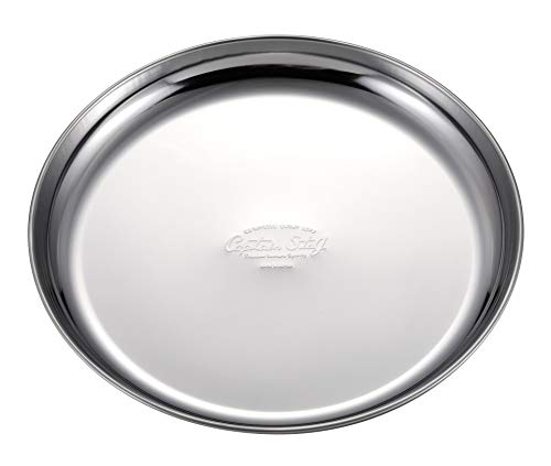 Captain Stag (CAPTAIN STAG) Stainless Steel Table Wear Plate Dish Device Camping Partition Plate Plate Ball UW-2024 UW-2025 UW-2026 UW-2027