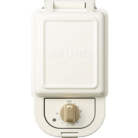 Bruno BOE043-WH Hot Sandwich Maker, Burns Up to Ears, Electric, Single, White