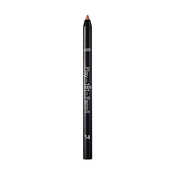 ETUDE Play 101 Pencil #14 Glitter [Eyeshadow, Eyeliner, Brown, Gold, Glitter] 0.5g