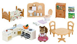 Sylvanian Families Room Set Large House with Real Lighting Recommended Furniture Set