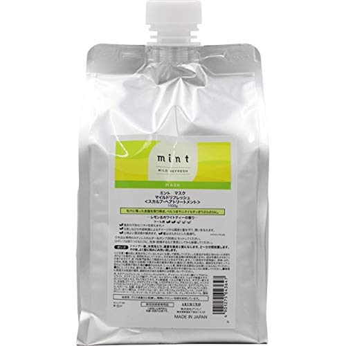 ARIMINO Mint Mask Mild Refresh 1000g Refill Treatment Lemon & White Tea 1.0kg