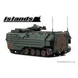 islands IS430012 1/43 Ground Self-Defense Force Amphibious Car AAV7 Finished Product