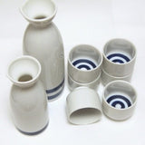 Scenery Dot Com Kiki-Sake Snake Eye Tokuri 1 Gou 2 Cups + Gui Cup Set of 6