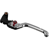 Bikers Clutch Lever Ninja250 Ninja400 Z250 Aluminum Billet Retractable 6 Levels Adjustment Silver BK-K250-SLV