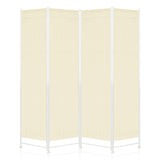 ottostyle.jp Partition, 4 Rows, Ivory, Height 78.7 inches (200 cm), Adjustable Close, Blindfold, Divider (Ivory, 78.7 inches (200 cm), 4 Panels)