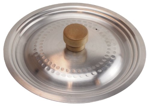 Pearl metal aluminum line flat pot lid (for 182021 cm) H-158418 20 21 cm