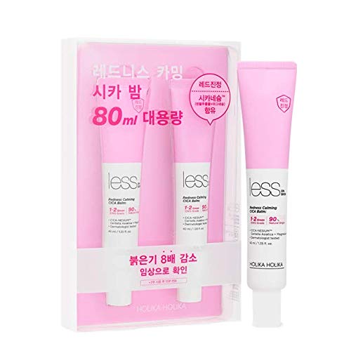 [40ml+40ml] Large volume Holika Holika Less On Skin Redness Calming CICA Balm