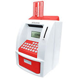 KK-00447 Piggy Bank, ATM Memory Bank, Multi Function Piggy Bank, Red