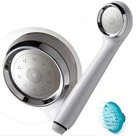 Micro Bubble Shower Head with Body Plus Scalp Care Brush