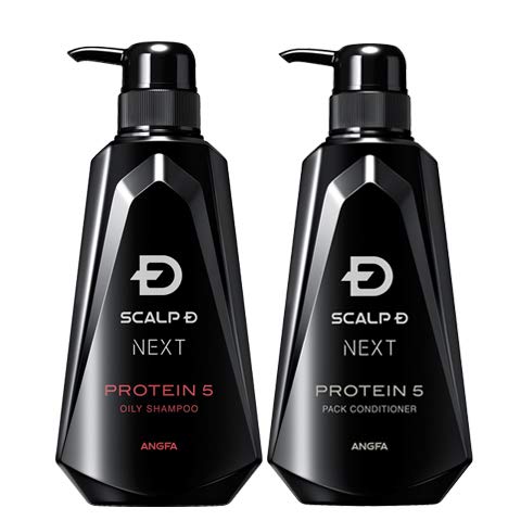 ANGFA Scalp D Next Protein 5 Classic 2-Point Oily Set (Shampoo & Conditioner) Scalp Shampoo [For Oily Skin] Scalp Shampoo Starting in Your 20s