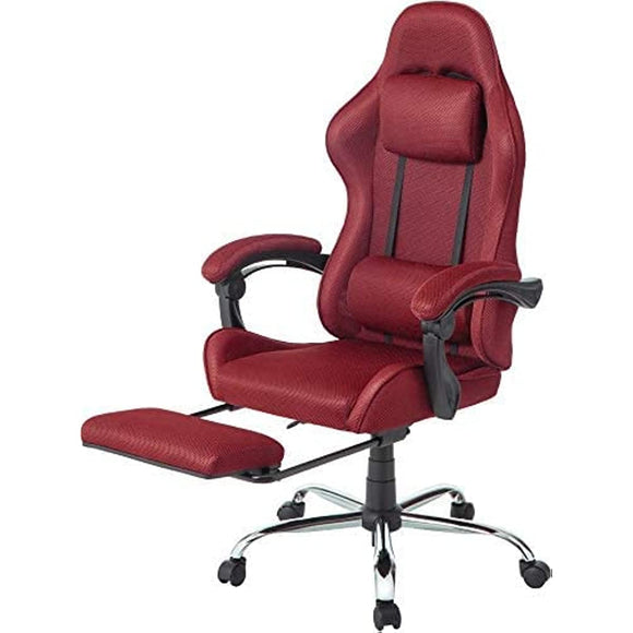 Iris Plaza OFC-020 Office Chair, Mesh Reclining Chair, Wine Red (WR)