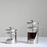 HARIO THSV-4-HSV Harrier 7 Press-type Coffee, Heat Resistant Glass, Stainless Steel, Practical Capacity: 20.3 fl oz (600 ml)