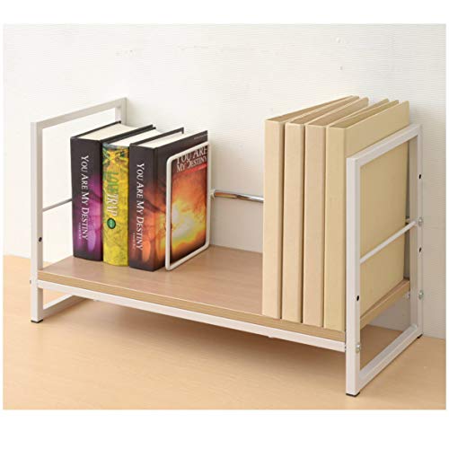 Yamazen Book stand (book stand) With 2 desktop partitions (movable) Under the shelf becomes a storage space Load capacity 25 kg Assembly Wood Natural Ivory DUF-6025 (WN IV) Work from home Width 59 x Depth 25 x Height
36cm
