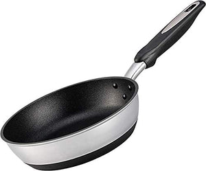 Hokuriku Aluminum IH Highcast Premium Frying Pan 22cm Made in Japan Silver